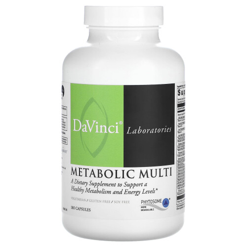DaVinci Laboratoře Vermontu, Metabolický Multi, 180 Kapslí