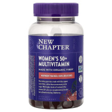 New Chapter, Multivitamin dla Kobiet powyżej 50 roku życia, Smak Owocowo-Citrusowy, 90 Guma