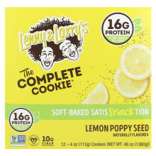 Lenny & Larry's, The Complete Cookie, Lemon Poppy Seed, 12 Cookies, 4 oz (113 g) Každý