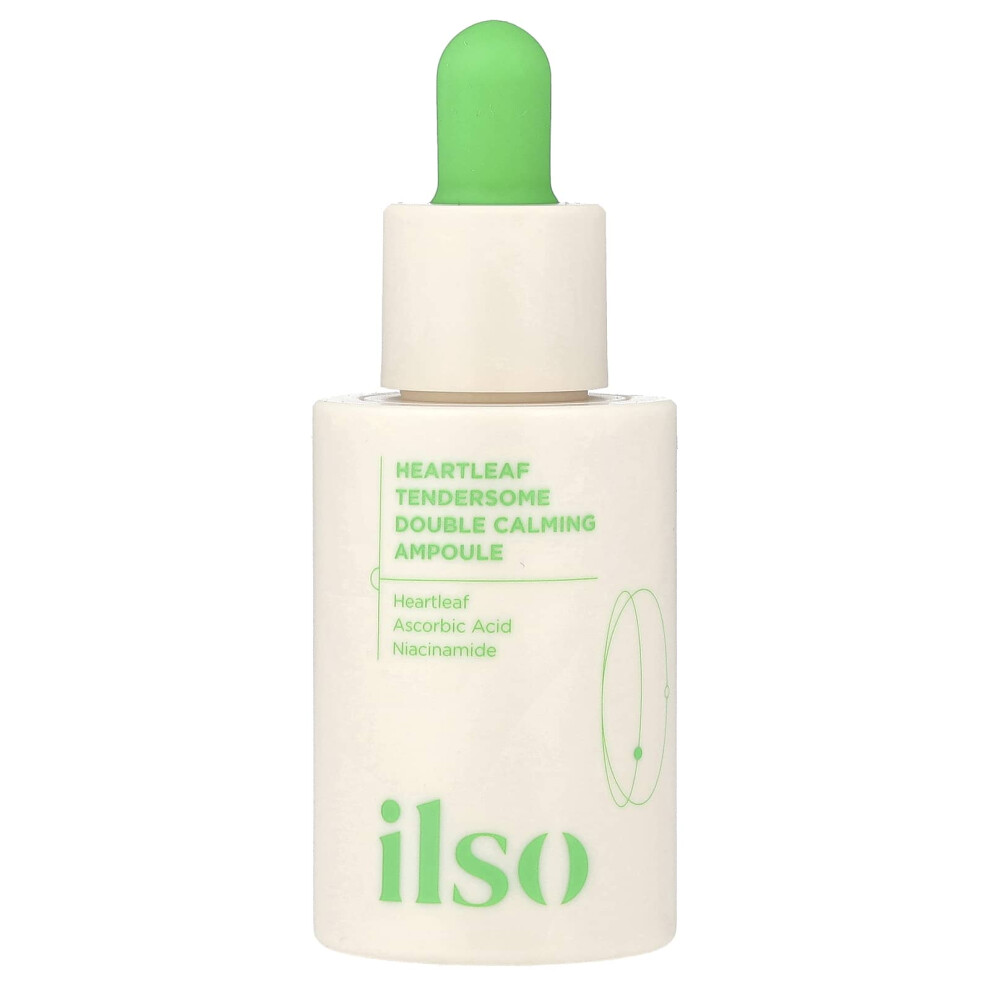 Ilso , Heartleaf Tendersome Double Calming Ampoule, 1.01 Fl Oz (30 Ml)