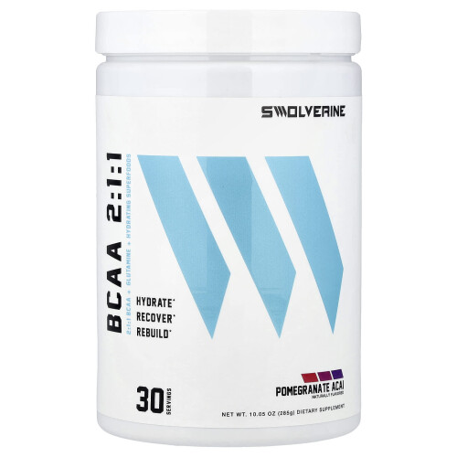 Swolverine, BCAA 2:1:1, Pomegranate Acai, 13,76 oz (390 g)