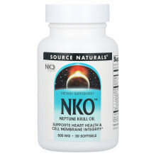 Source Naturals, NKO, Neptun Krillolja, 500 mg, 30 Myggor