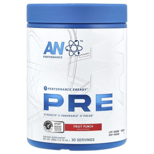 AN Supps, Pre-Workout, Fruit Punch, 13,75 oz (390 g)