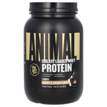 Animal, Isolate Geladen Wijp proteïne Poeder, Cookies & Cream, 2 lb (907 g)