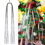 Tinsel Icicles Metallic Silver 2000 Strands 18 inch 4