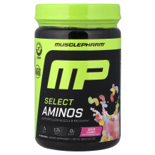 MusclePharm, Select Aminos, Sour Candy, 12,5 oz (355 g)