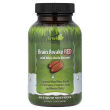 Irwin Naturals, Brain Awake Red, 60 Liquid Soft-Gels