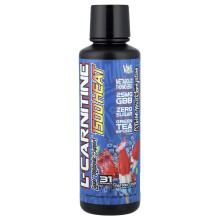 VMI Sports, L-Karnitiini 1500 Heat, Patriot Pop, 16 fl oz (473 ml)