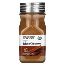 California Gold Nutrition, Organický Saigon cinamon, neiradiovaný, ne-ETO, 2,33 oz (66 g)