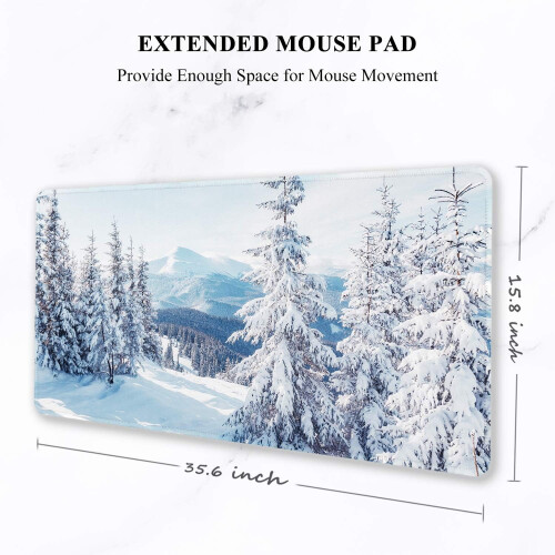 XXL Gaming Mouse Pad 35,4"x15,7", Αδιάβροχο, Αντιολισθητικό, Ραμμένες άκρες, Σχεδίαση 1