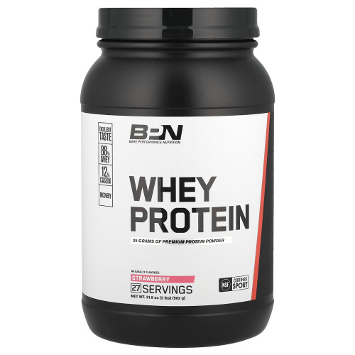 Whey Eiwit, Strawberry, 2 lbs (931 g)