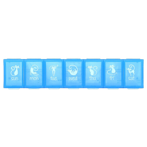 Ezy Dose, Pets, Veckovis Pill Planner, Katter, Stort, 1 Count