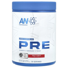 AN Supps, Pre-Workout, Zéró koffein, Fruit Punch, 13,75 oz (390 g)