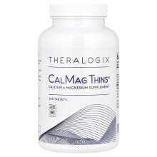 Theralogix, CalMag Thins, 360 tabletek