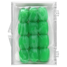 Ezy Dose, Auricolari in silicone, Verde, 6 Paia + Scatola
