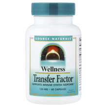Source Naturals, Wellness, Transfer Factor, 125 mg, 60 Capsules