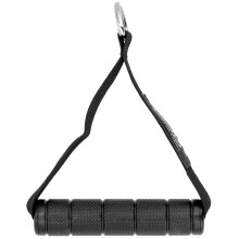 Serious Steel Fitness, Nylon D-Handle, Musta, 1 Kappale