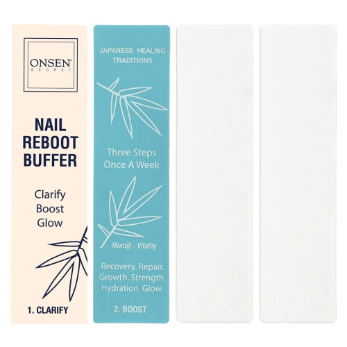 Onsen Secret, Nail Reboot Eco-Pads , 4 Replacement Pads