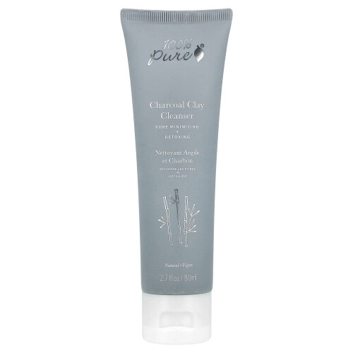 100% PURE, Κλινζέρ Κάρβουνα και Κλαι, 2.7 fl oz (80 ml)