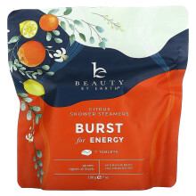 Beauty By Earth, Burst of Energy Duschångestamrar, Citron, 7 Tabletter, 7 oz (198 g)