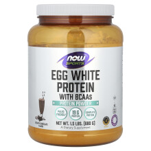NOW Foods, Sports, Eiwit van Witte Eieren, Cremige Chocolate, 1,5 lbs (680 g)