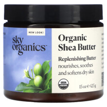 Sky Organics, Organische Shea Butter, 15 oz (425 g)