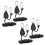 Hebilla de polea ajustable para camping 2m Carga 68-75kg 1