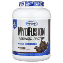 Gaspari Nutrition, MyoFusion, Geavanceerd Eiwit, Melkchocolade, 4 lbs (1,81 kg)