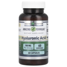 Amazing Nutrition, Hyaluronzuur, 100 mg, 60 Capsules
