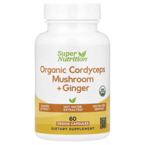 Organic Cordyceps Mushroom + Ginger