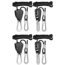 Fascia Regolabile per Tenda e Campeggio con Gancio a Molla, 2m, Carico Massimo 75kg