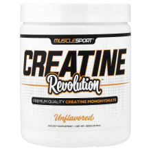 MuscleSport, Creatine Revolution, Ongevoopt, 10,6 oz (300 g)