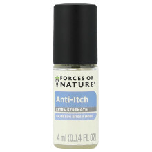Forces of Nature, Anti-Itch Roll-On, Biologische Plant Medicine, Extra Sterkte, 0.14 fl oz (4 ml)