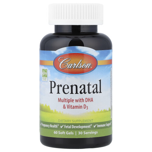 Carlson, Pré-Natal, 60 Soft Géis