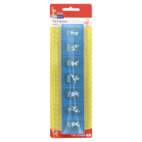 Ezy Dose, Pets, Wekelijkse Pill Planner, Honden, XL, 1 Stuk