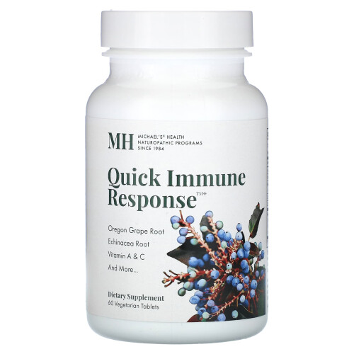 Michael's Naturopathic, Quick Immune Response, 60 Vegetarische Tablets