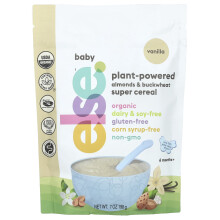Else, Bambino, Super Cereal con Amande & Grano Saraceno, 6+ Mesi, Vaniglia, 7 oz (198 g)