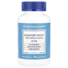 Capsule de Fier Comfort Iron, 25 mg, 180 The Vitamin Shoppe