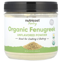 Nutricost, Pantry, Organische Fenugriekpoeder, Unflavored, 16.2 oz (454 g)