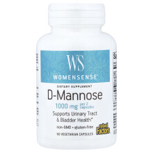 Natural Factors, Womensense, D-Mannose, 60 vegetarische Kapseln (500 mg pro Kapsel)