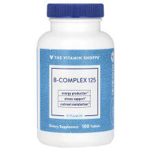 The Vitamin Shoppe, B-Complex 125, 100 Tablet