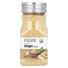 California Gold Nutrition, Gengibre Orgânico, Moída, 2 oz (56 g)