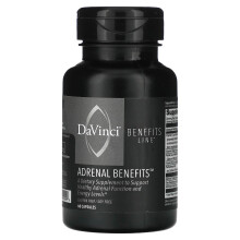 DaVinci Laboratories of Vermont, Adrenal Benefits, 60 Capsules