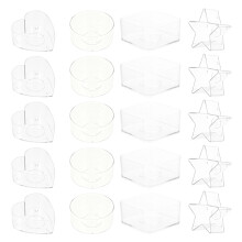 60Stk Kompakte Kerzengläser Für DIY Kreativbox Und Kleinteile