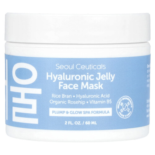 SeoulCeuticals, Υαλουρονική Τζελί Ομορφιά Face Mask, 2 fl oz (60 ml)