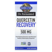 Garden of Life, Dr. Formuloidut, Quercetin Recovery, 500 mg, 30 Vegan Tabletit
