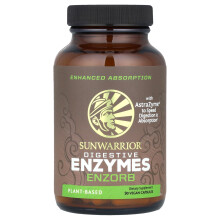 Sunwarrior, Darm Enzymer, Enzorb , 90 Vegan Kapsler