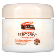 Palmer's, Kakaový prášek s vitaminem E, Mokrý noční krém s vitaminem E, 2,7 oz (75 g)