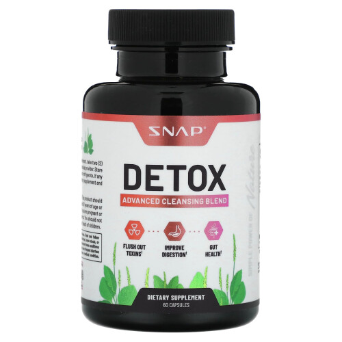 Snap Supplements, Αποτοξίνωση, Προηγμένη Μίξη της Καθαρισμού, 60 Καψούλια