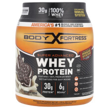 Body Fortress, Suplemento de Proteína de Leche Avanzada, Cookies N' Creme , 1.78 libra (810 g)